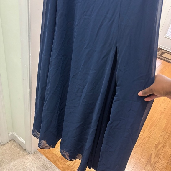 David’s Bridal Marine Blue Dress - Picture 5 of 5